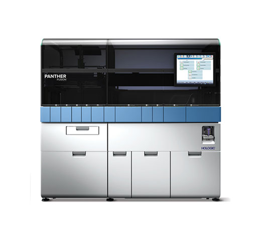 Sistema Panther Fusion® de Hologic sobre fondo blanco