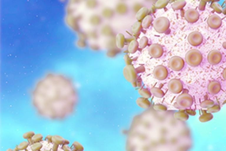 Ilustración de un microorganismo