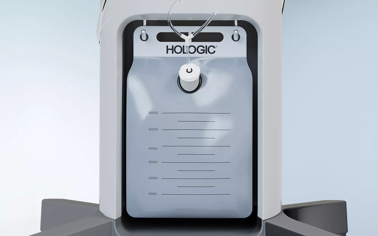 Bolsa de residuos desechable en el sistema de gestión de fluidos Fluent Pro