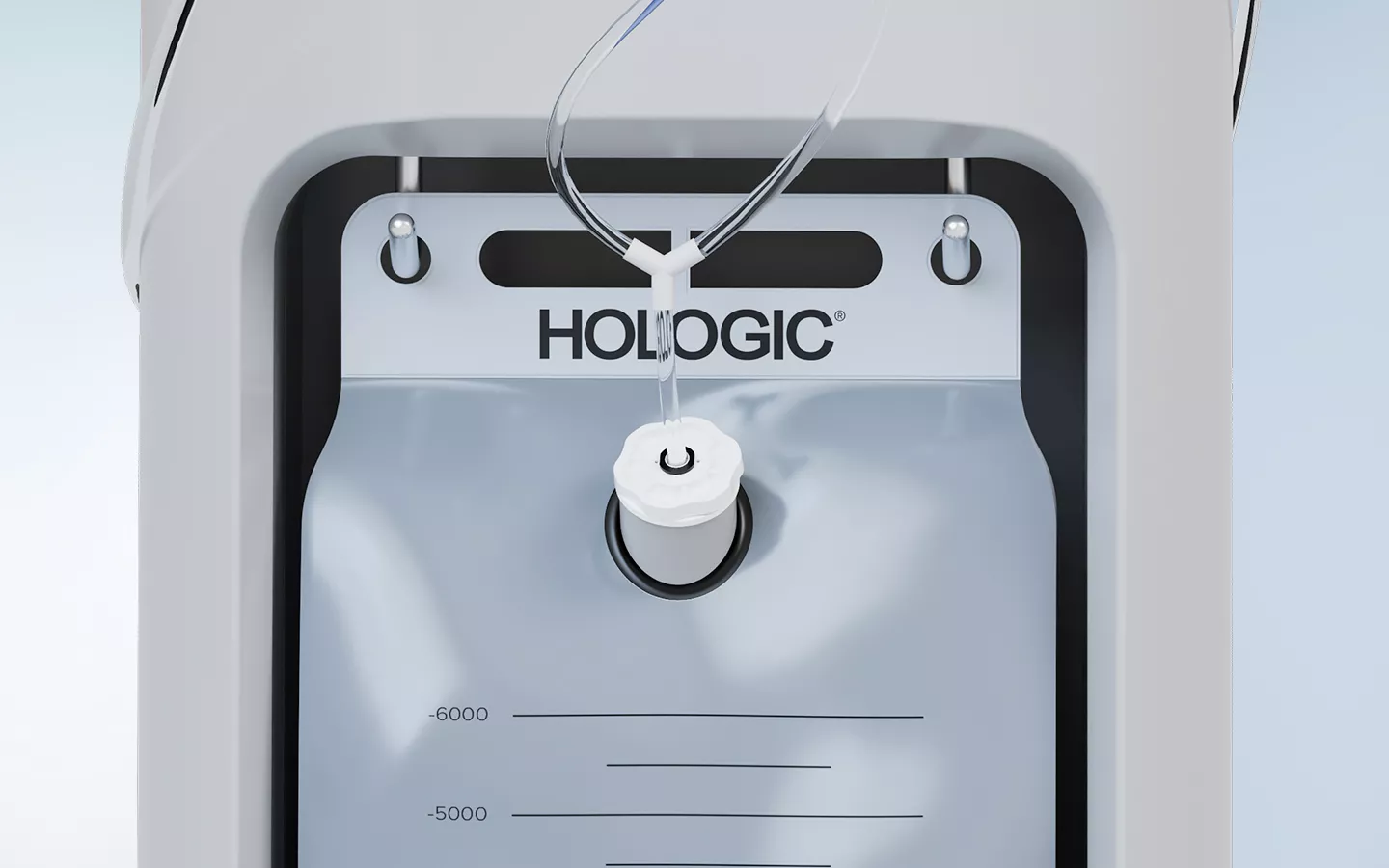 Compartimento para bolsas de residuos en el sistema de gestión de fluidos Fluent Pro