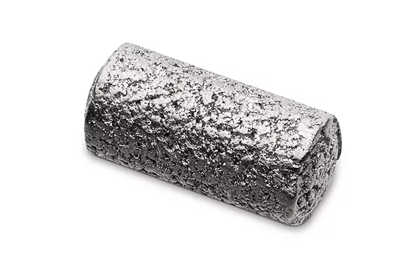 Marcador de biopsia Cork sobre fondo blanco