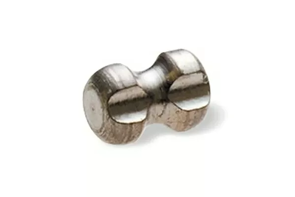 Marcador de biopsia Hourglass sobre fondo blanco