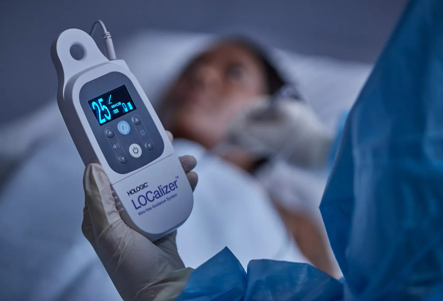 Dispositivo médico inalámbrico en un hospital